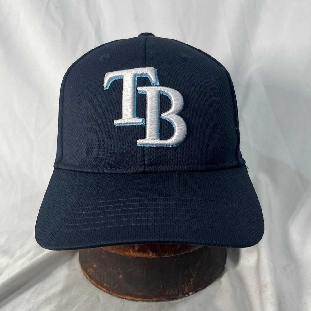 OC Sports Tampa Bay Rays MLB Baseball Hat Navy Blue Adjustable OSFM Cap